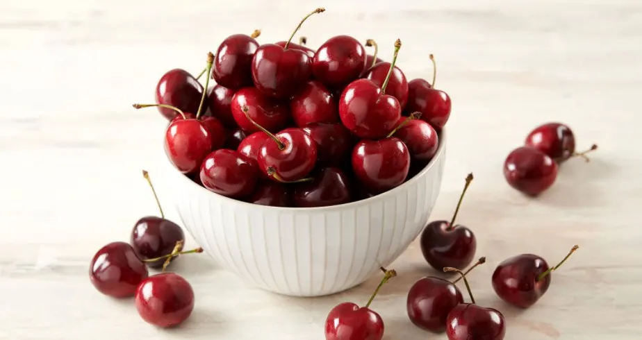 Cherries in a bowl