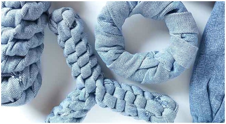 Indestructible Dog Toys Made From Denim