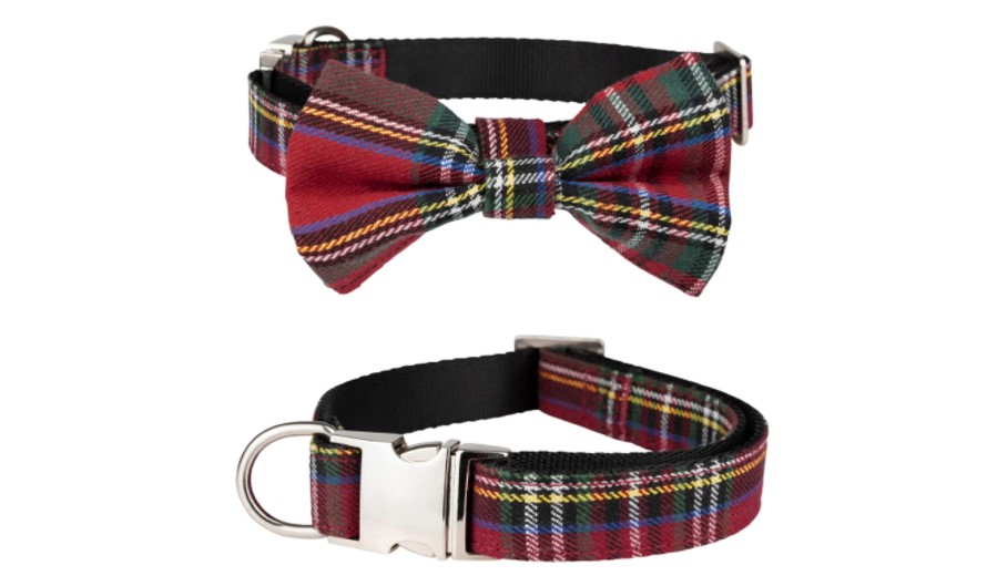 Plaid dog collars: Latest fashion for your pooch