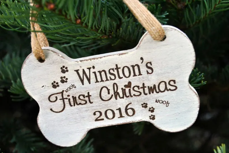 Dog’s First Christmas Ornament