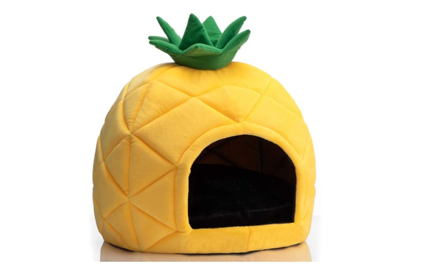 pineapple shaped dog bed