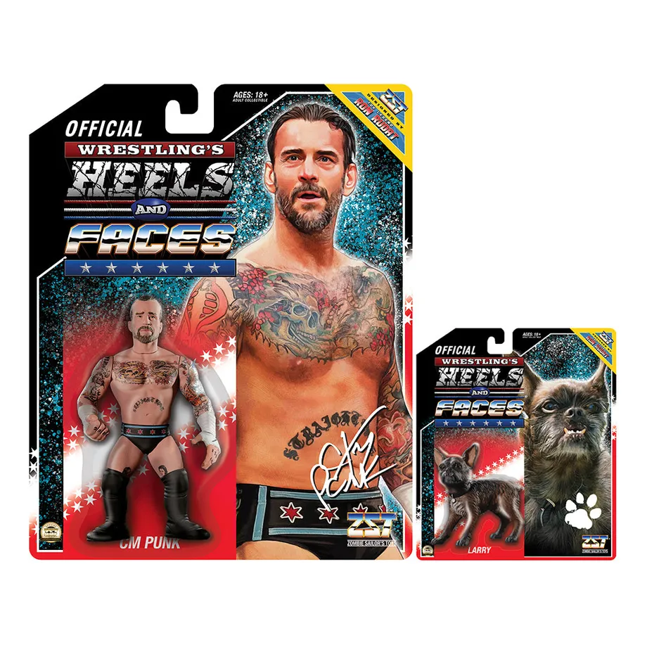 Larry the Dog Takes the Spotlight: Get Ready for His Own Action Figure (and CM Punk Too!)