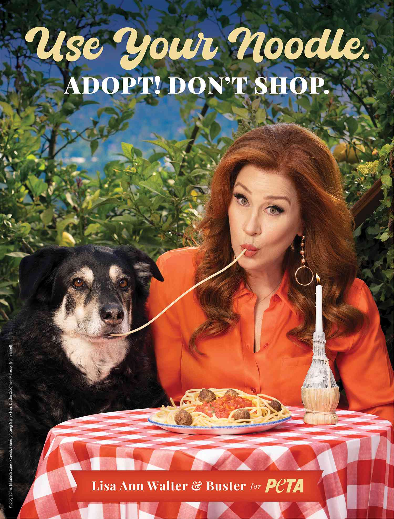 A Tail-Wagging Adventure with Lisa Ann Walter and Buster for PETA’s New Campaign