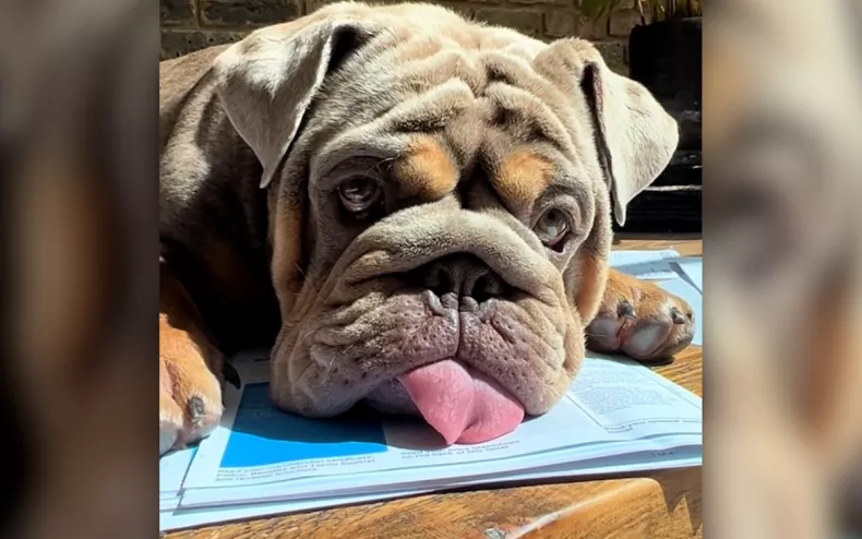 Watch How Bulldog Brings Joyful Interruptions to Owner’s Work-from-Home Routine